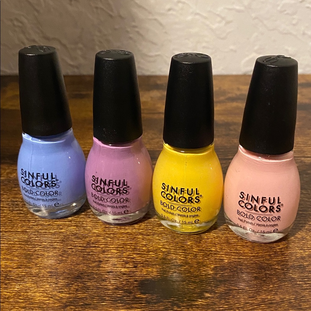 Sinful Colors Nail Polish Set of 4